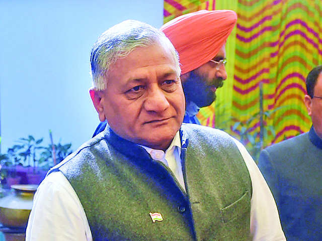 V K Singh in North Korea, in first high-level visit in 20 years