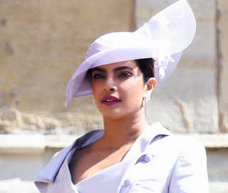 Priyanka Chopra wows in purple dress at Prince Harry and Meghan Markle's royal wedding