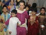Sonia Gandhi celebrates Raksha Bandhan