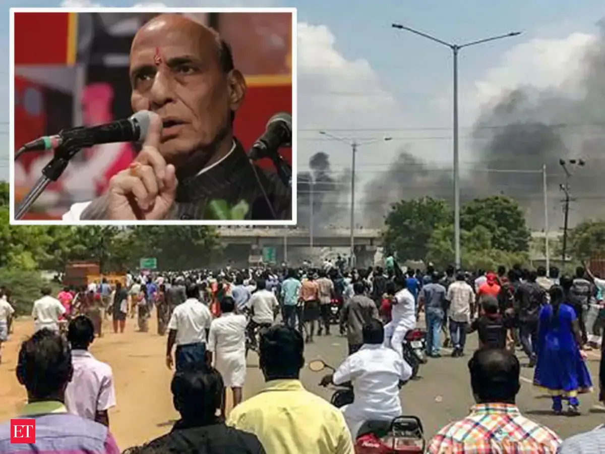 Anti-Sterlite protest: 13 killed, MHA seeks report from TN govt - The ...