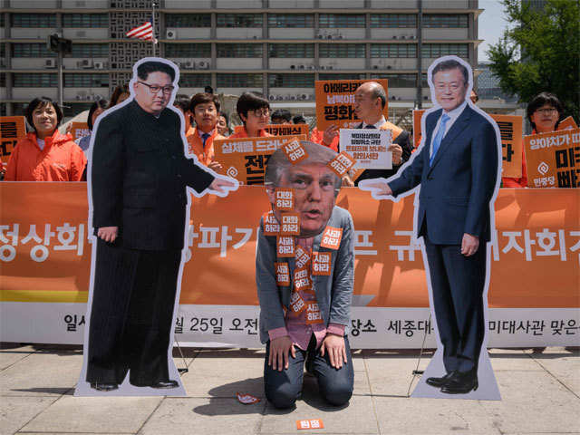 Koreans not happy with Trump