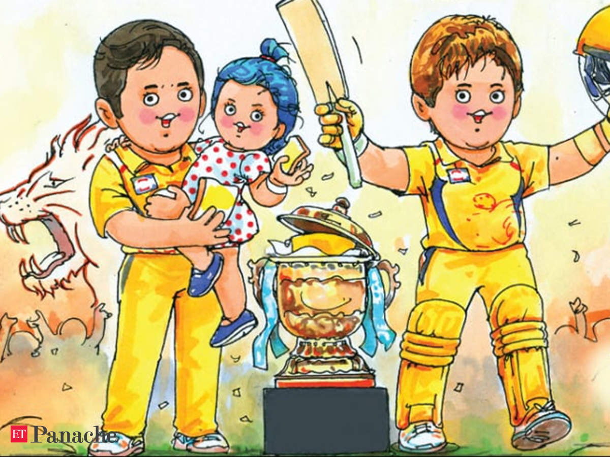 ms dhoni: Amul's new cartoon captures CSK's IPL win perfectly with ...
