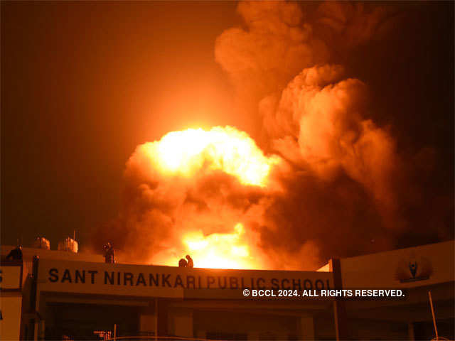 Malviya Nagar factory in flames