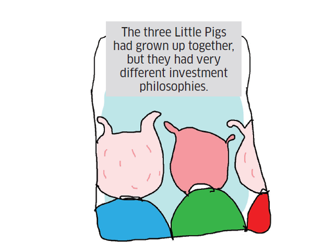 Three little investors, three investment philosophies