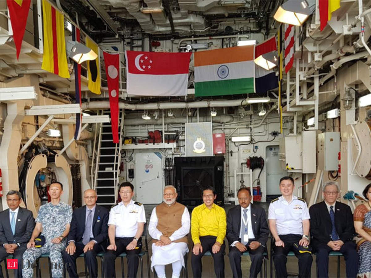 Narendra Modi: Pm Narendra Modi Visits Singapore's Changi Naval Base - The  Economic Times