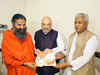 Amit Shah meets Baba Ramdev as part of BJP's outreach exercise
