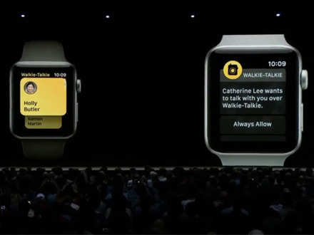 WWDC 2018 watchOS 5 brings Walkie Talkie feature to Apple Watch