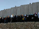 The Israeli-controlled Bethlehem checkpoint 