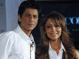 Shah Rukh along with his wife Gauri 