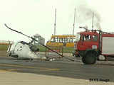 Helicopter crashes in Bangalore