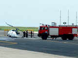 Helicopter crash lands in Bangalore