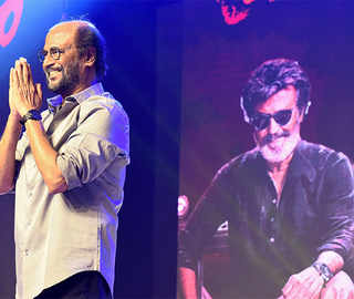 Fans pour in to watch Rajinikanth's 'Kaala' with drums despite heavy downpour