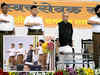 Morphed picture of Pranab Mukherjee giving RSS-style salute goes viral