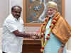 Modi passes on fitness challenge to Kumaraswamy - CM says 'thanks', and invokes Centre's support for state's good health