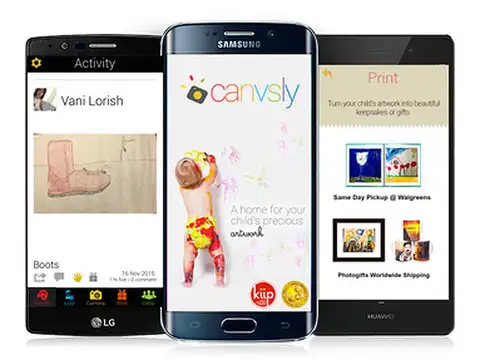 Canvsly - Save & Print Kids Artwork