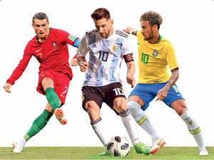 Ronaldo, Neymar, Messi
