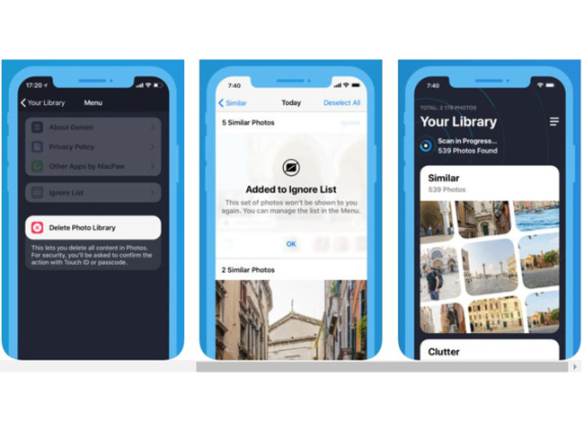 Gemini Gemini Photos The App Helps To Keep Your Iphone Clean By Removing Duplicates As Well As Blurry Photos The Economic Times