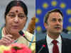 Sushma Swaraj calls on Luxembourg PM; discusses bilateral ties