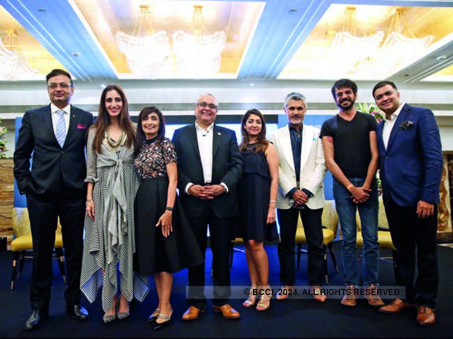 (L-R): Anuraag Bhatnagar, Farah Khan Ali, Madhulika Sachdeva Mathur, Mahesh Shirodkar, Sheetal Munshaw, Arjun Khanna, Vishal Punjabi and Parthip Thyagarajan