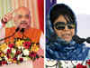 Mehbooba Mufti denies Amit Shah's charges of discrimination with Jammu and Ladakh