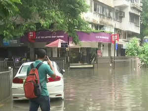 Mumbai rains: Water-logging at several places; flights, trains affected