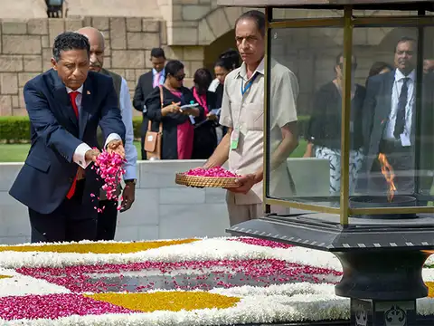 Paying respects