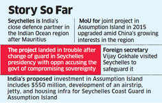 India and Seychelles agree on naval base at Assumption Island