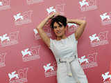 Italian actress Maya Sansa poses