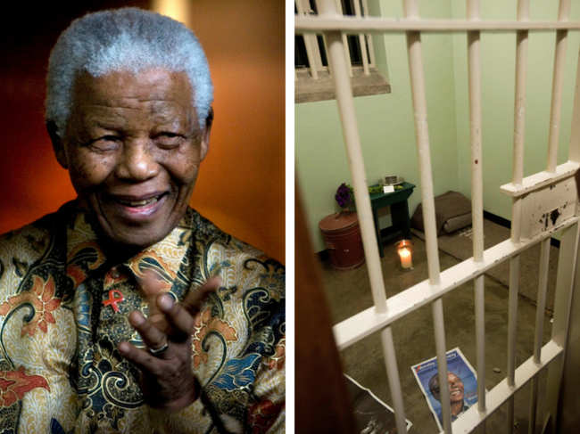 Anger over charity auction of night in Mandela's cell