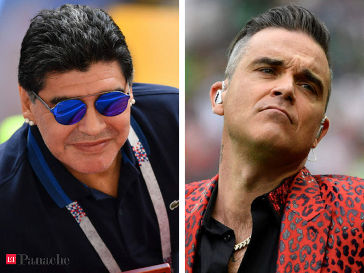 Fifa 2018 Running Over With Controversies When Maradona And Robbie Williams Managed To Give Plenty Of Drama Off The Field The Economic Times