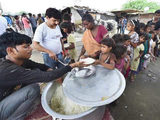NGO provides food