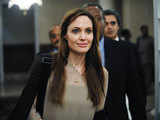 Angelina Jolie arrives for a meeting with Pak PM Gillani