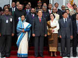 President Pratibha Patil in in Vientiane, Laos