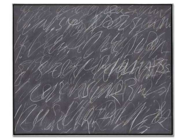 Unaltd (1970) by Cy Twombly - Scribbles, Scratches And Other