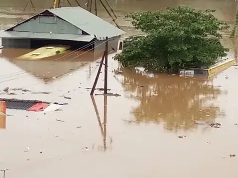 Completely submerged