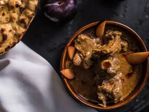 Meat Aloo Bhukara