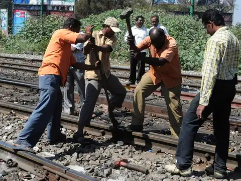 Stopping a train with crackers