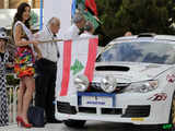 Miss Lebanon flags off Middle East Rally