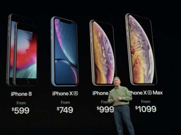 iPhone Launch Highlights: The XS can be yours at $999 and the XS Max at $1099