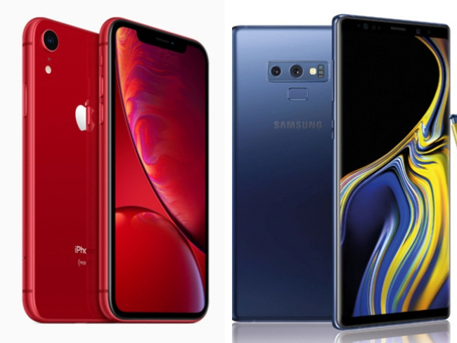 Publiciteit benzine Tweet apple: Apple iPhone XR (Rs 76,900) vs Samsung Galaxy Note 9 (Rs 67,900):  What's on offer? - The Economic Times
