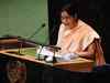 Pakistan glorifies killers; refuses to see the blood of innocents: Sushma Swaraj at UNGA