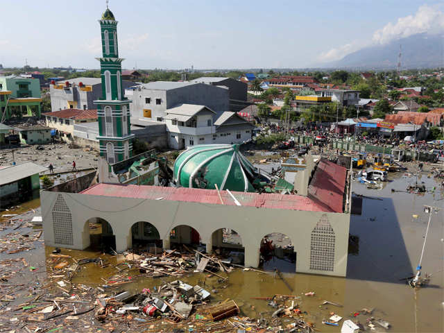 Devastated mosque