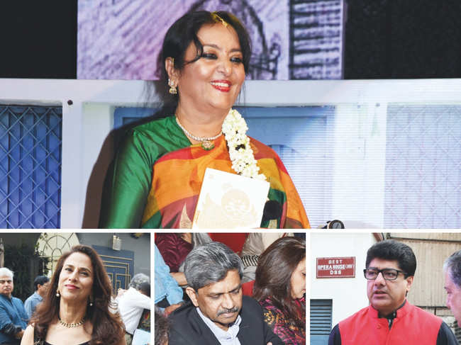 Geeta Gopalakrishnan (Top), from bottom left: (Shobhaa De, D Shivkumar, Puneet Chhatwal)