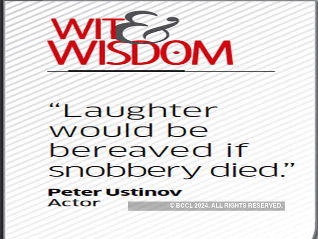 Quote by Peter Ustinov
