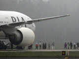 Passengers evacuated from a Pakistan Airlines jet 