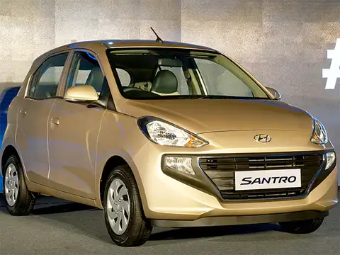 New Santro mileage