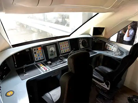 Enter the cockpit