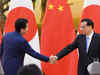 Japan PM Shinzo Abe welcomed near Tiananmen Square in rare China visit