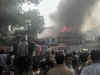 Mumbai: Fire breaks out in a slum at Lalmati