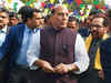 Rajnath Singh flags off the 'Run For Unity' in New Delhi